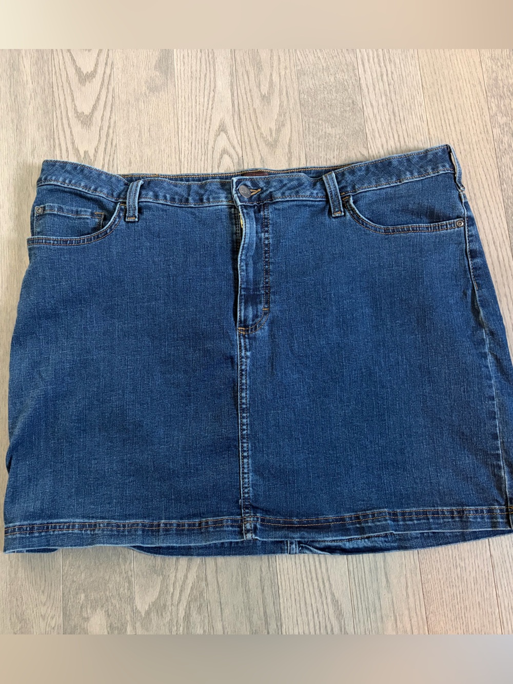 Lee Dark Blue Denim Skirt